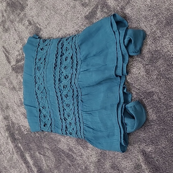 WAS $ 59 MONORENO lacy Tunic Size Large - Picture 12 of 15